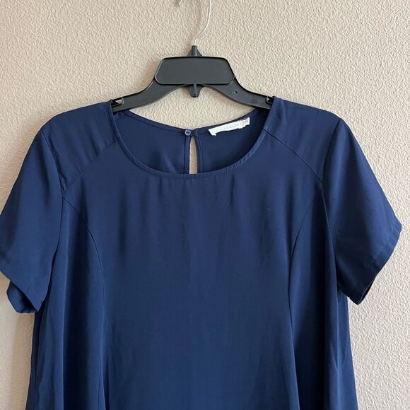 Lush Navy Chiffon Swing Dress - Picture 4 of 9